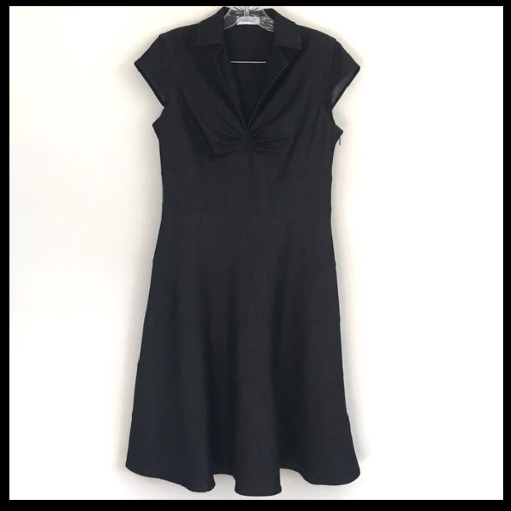 Pretty Calvin Klein Dress, Blk Denim look  Sz 6